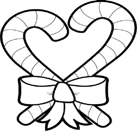 Candy Canes Coloring Pages Printable Portal Tribun