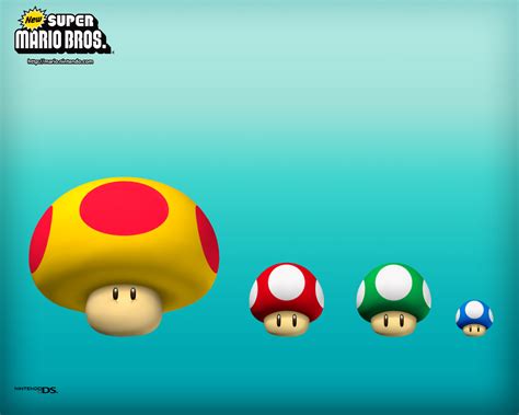 Free Download Mushrooms Small To Big Super Mario Bros Wallpaper