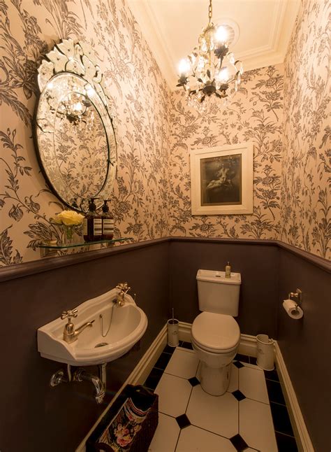 Victorian Manor Traditional Powder Room Melbourne By Newhook