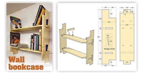 Wall Bookcase Woodworking Plans Ofwoodworking