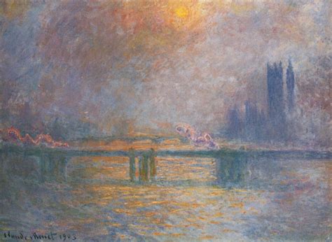 The Thames With Charing Cross Bridge Claude Monet