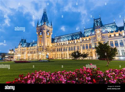 Iasi Romania Palace Of Culture Or Moldavia National Museum Complex