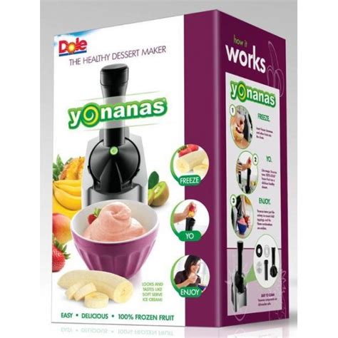 Buy Yonanas Healthy Elite Frozen Dessert Treat Ice Cream Maker 771