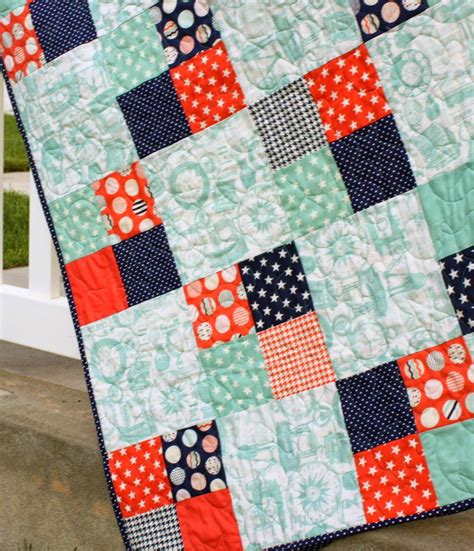 Freaky Fast Four Patch Quilt | FaveQuilts.com
