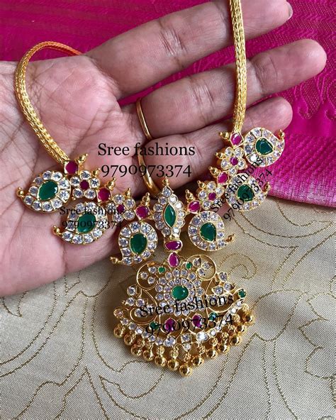 Pretty Silver Mango Necklace From Sree Exotic Silver Jewelleries ~ South India Jewels