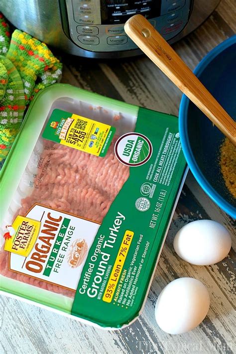 It's defrosting in the instant pot right now. Instant Pot Turkey Meatloaf · The Typical Mom