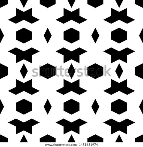 Simple Shapes Wallpaper Geometrical Backdrop Hexagons Stock Vector