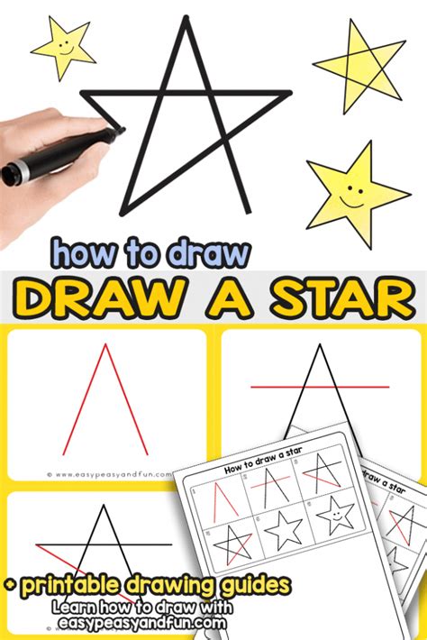 Https://techalive.net/draw/how To Draw A 5 Point Star For Kids