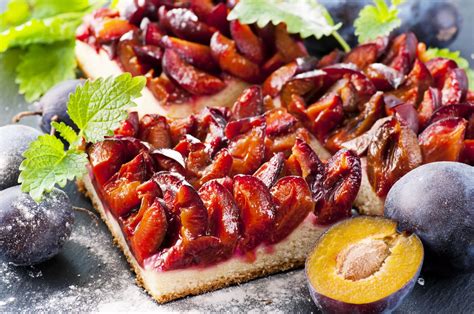 Zwetschgenkuchen German Plum Cake The Daring Gourmet Zwetschgen