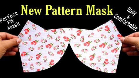 Very Easy New Style Pattern Mask Face Mask Sewing Tutorial Anyone