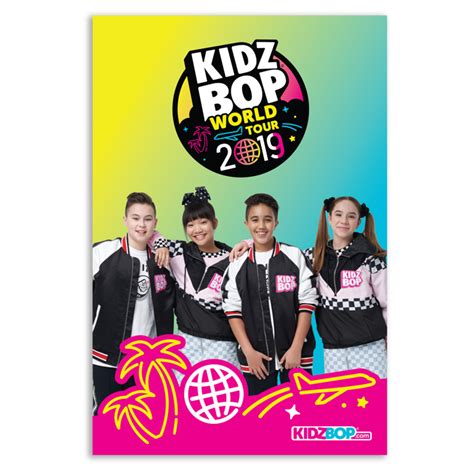 Kidz Bop World Tour 2019 Poster Kidz Bop Shop