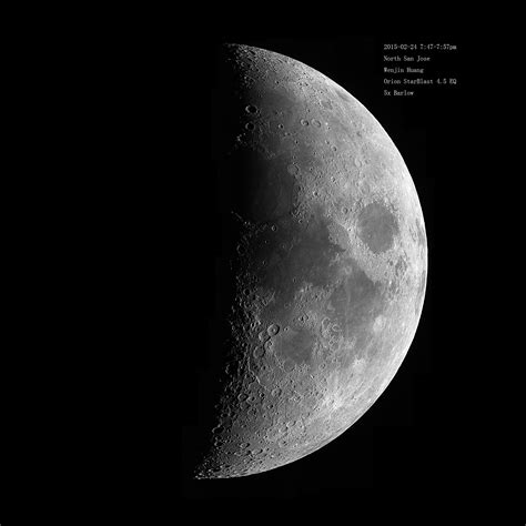 Almost 1st Qtr Moon Astronomy Pictures At Orion Telescopes