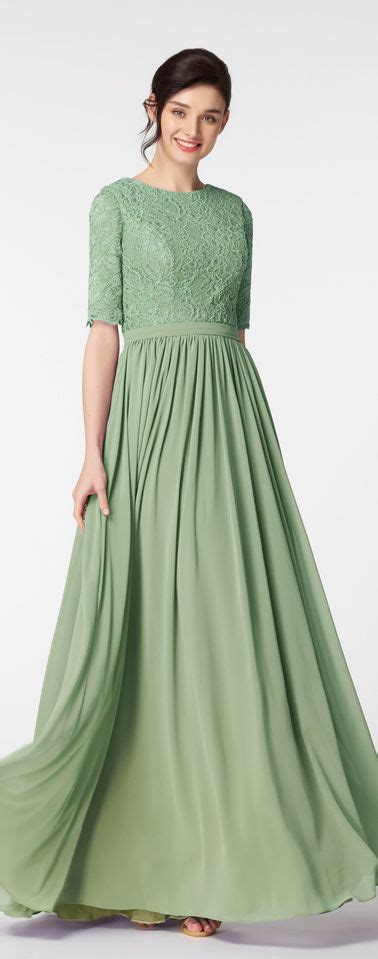 Sage Green Bridesmaid Dress With Sleeves Buy And Slay
