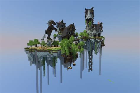 Flying Islands Finished Minecraft Map