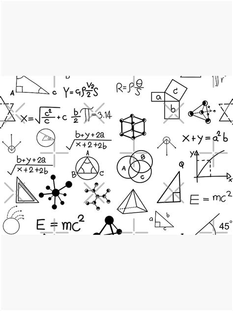 Cuaderno De Tapa Dura Fórmulas Físicas Dibujadas A Mano Educación Del