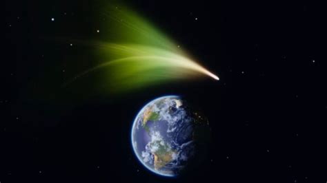 The Green Comet That Passed 50000 Years Ago Can Be Seen From Earth