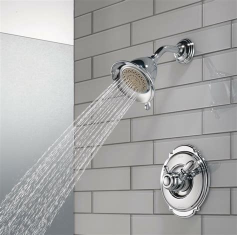 Looking for the best shower faucets to upgrading? Delta Victorian Pressure Balanced Diverter Shower Faucet ...