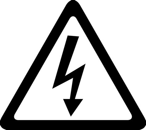 Risk Icon Electric Shock Logo Clipart Full Size Clipart 1707756