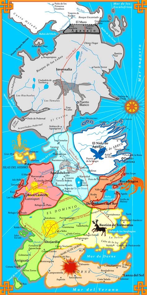 Mapa De Poniente Mapa De Rios