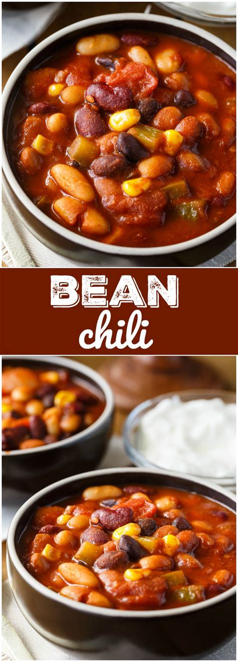 Made with kidney beans, tomato paste, and ground beef, . Bean Chili | Recipe | No bean chili, Stew recipes, Recipes