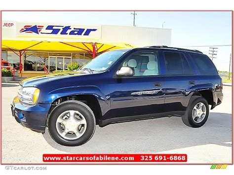 2007 Imperial Blue Metallic Chevrolet Trailblazer Ls 64289095 Photo