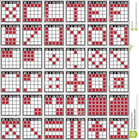Different Types Of Bingo Games To Play Pre Programmed Bingo Rose Patterns Bingo Patterns
