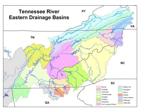 Tennessee Valley Authority Lake Basins Rainfall Information