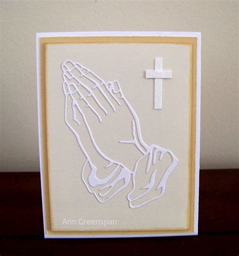 Ann Greenspans Crafts Praying Hands Cards