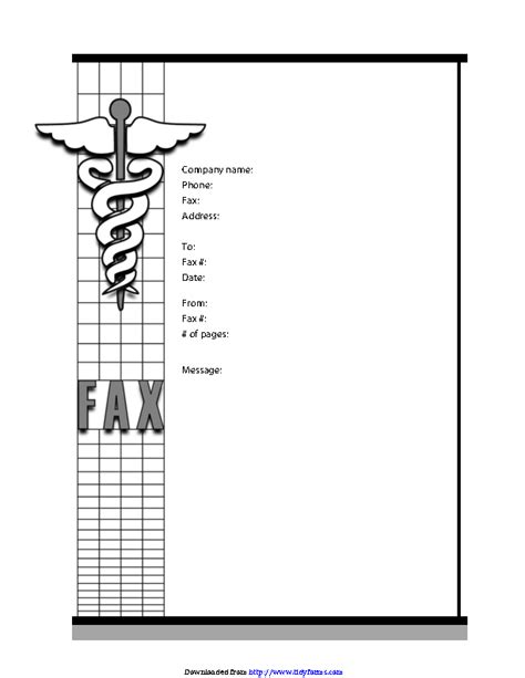 Medical Fax Cover Sheet Pdfsimpli