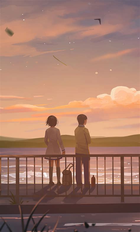 Anime Couple Wallpaper Estetik Sahabat Anime Love Wallpapers ·①