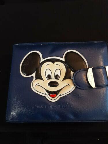 Vintage Mickey Mouse Kids Bifold Wallet Blue 3931100464