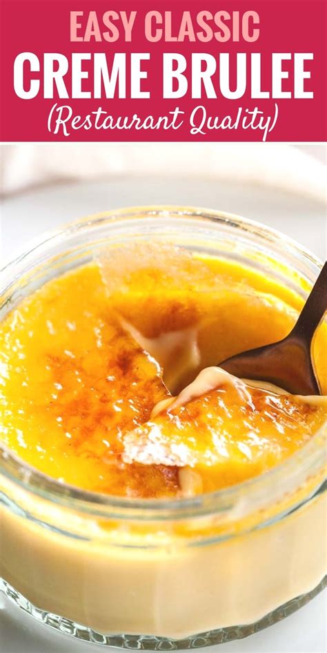 However, it's easy to make yourself and perfect for an intimate. Easy Creme Brulee Recipe {A classic French Dessert}