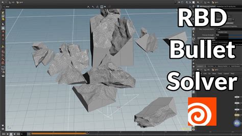 Intro To Rbd Fractures And The Bullet Solver In Houdini Youtube