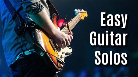50 Easy Guitar Solos For Beginners To Learn Stringvibe