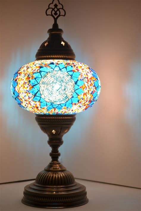 TURKISH MOROCCAN Style MOSAIC Handmade Table Lamp Bedside Etsy