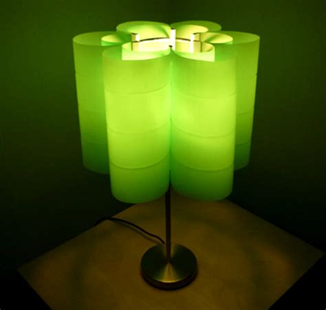 Separate lights and lighting fixtures. How to Recycle: Recycled LampShades