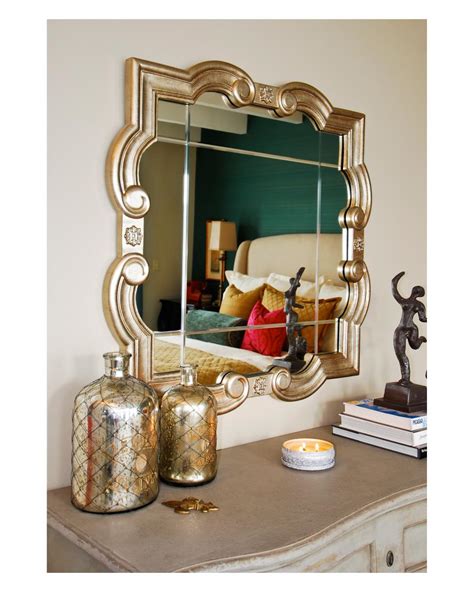 Elegant Mirror In Eclectic Bedroom Hgtv