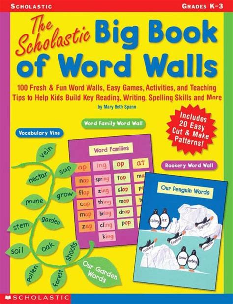 The Scholastic Big Book Of Word Walls By Mary Beth Spann Scholastic