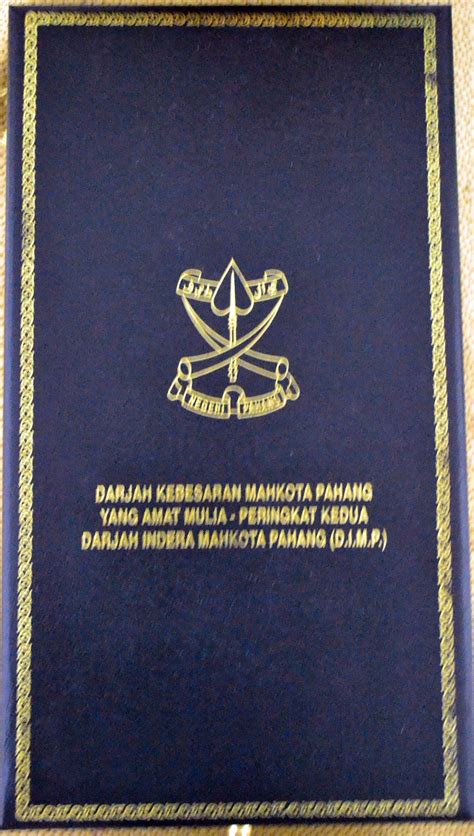 The most esteemed family order of the crown of indra of pahang (malay: Galeri Sha Banknote: DARJAH KEBESARAN MAHKOTA PAHANG YANG ...