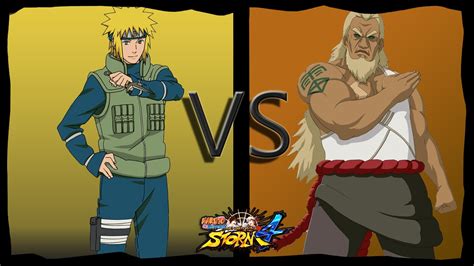 Minato Vs 3rd Raikage Naruto Ultimate Ninja Storm 4 Vs Youtube