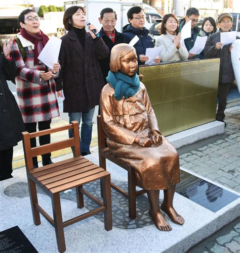 Abe Urges South Korea To Remove Comfort Women Statue At Busan Claims 2015 Agreement At Stake
