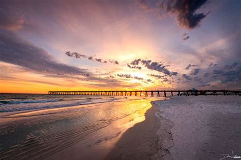 Sunset At Pensacola Beach By Rpensacola