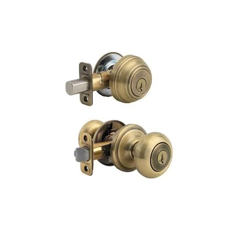 Kwikset 991 Juno Entry Knob And Single Cylinder Deadbolt Combo Pack