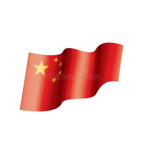 Bandera De China Ejemplo Del Vector Ilustración Del Vector