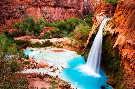 Travel Inspiration Havasu Falls Grand Canyon Arizona