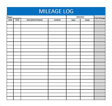 Instantly download log sheet templates, samples & examples in adobe pdf, microsoft word (doc), microsoft excel (xls), google docs, apple (mac) pages, google sheets (spreadsheets), apple (mac) numbers, microsoft publisher. 11+ Mileage Log Templates - DOC, PDF | Free & Premium Templates