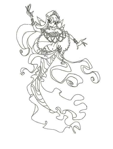 Winx Club Mermaid Stella Coloring Page By Winxmagic237 On Deviantart