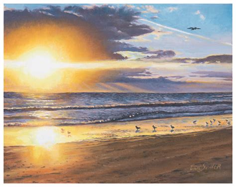 Eric Soller Fine Art Melbourne Sunrise Oil Painting