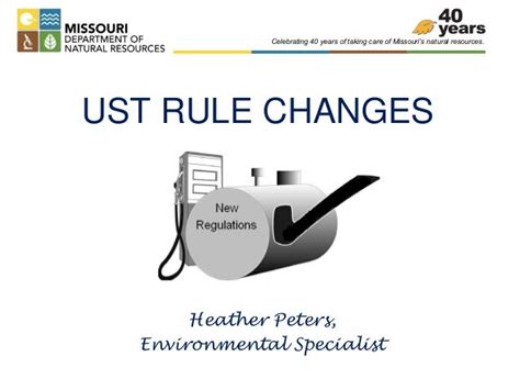 Peters Heather Mdnr Ust Rule Changes At 2014 Missouri Hazardous W