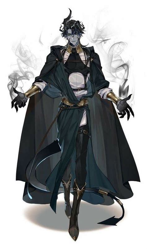 Kairon Yuuta Demon Form Character Design Male Character Design